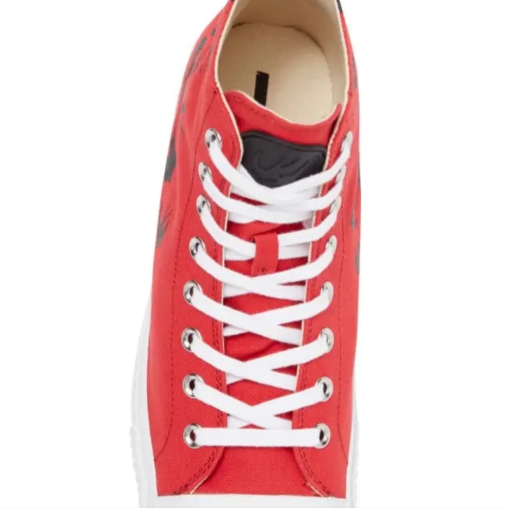 MCQ By Alexander McQueen Swarm Swallow Vulcanized High Top unisex NEW AUTHENTIC - Picture 8 of 15
